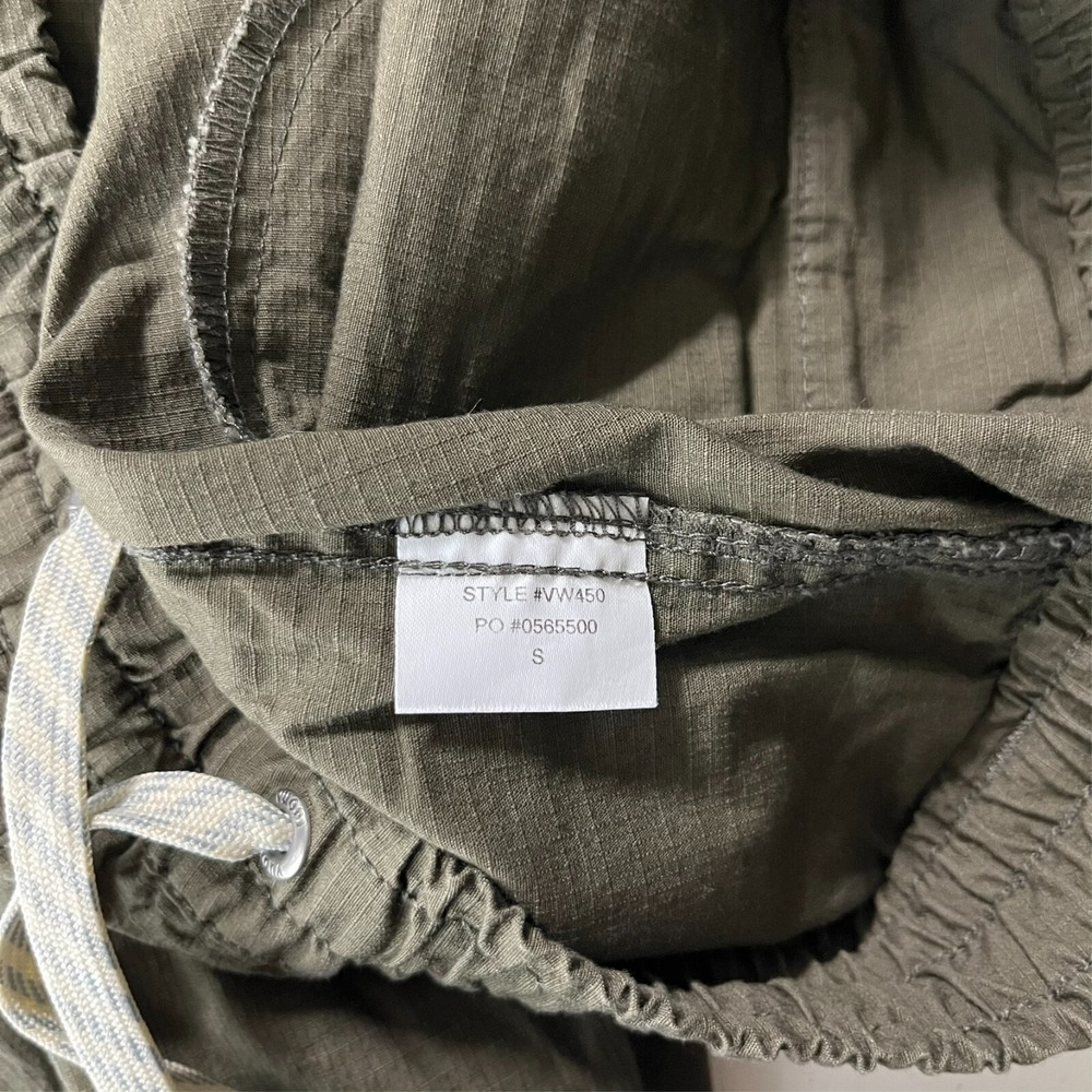 Vuori Ripstop Pants Women's S Olive Green Style #VW450 Drawstring‎ Pockets - Picture 9 of 9